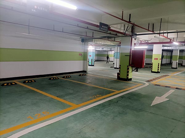 彭州小区划线